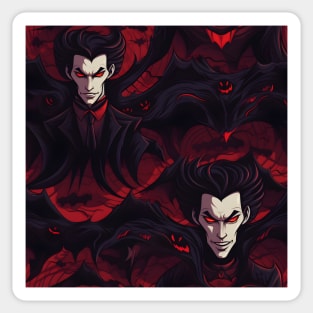 Halloween Monsters 25 - Dracula/Vampire Sticker